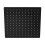Deszczownica natryskowa SLIM czarna kwadratowa 25 cm Corsan (CMD25BL)
