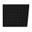 Deszczownica natryskowa SLIM czarna kwadratowa 30 cm Corsan (CMD30BL)