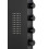 Panel prysznicowy czarny z mieszaczem Duo Corsan (A777MBL)