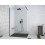Kabina prysznicowa walk-in 120x195 Aveo Black Besco (AVB-120-195C)