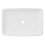 Wolnostojąca umywalka nablatowa prostokątna biała 58 x 38 x 15 cm Corsan (649971)