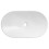 Wolnostojąca umywalka nablatowa prostokątna biała 62,5 x 35 x 16,5 cm Corsan (649964)