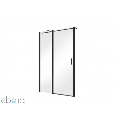 Drzwi prysznicowe 100x190 Exo-C Black Besco (ECB-100-190C)