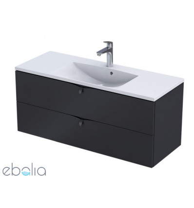 Szafka podumywalkowa 60 Siena czarny mat Oristo (OR45-SD2S-60-8)