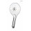 Słuchawka prysznicowa chrom/biały 37100110 Saxan EasyClick Oltens (37100110)