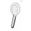 Słuchawka prysznicowa chrom/biały 37101110 Driva EasyClick Oltens (37101110)