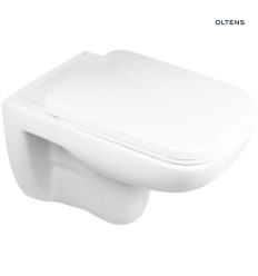 Miska wc wisząca purerim z deską wolnoopadającą biała 42010000 Ribe Oltens (42010000)