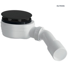 Syfon brodzikowy odpływ 90 mm plastikowy czarny mat Pite Turbo Oltens (08001300)