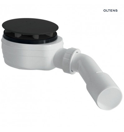 Syfon brodzikowy odpływ 90 mm plastikowy czarny mat Pite Turbo Oltens (08001300)