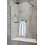 Kabina Walk-in 150 z wieszakiem Modo New II Black Radaway (389154-54-01W)