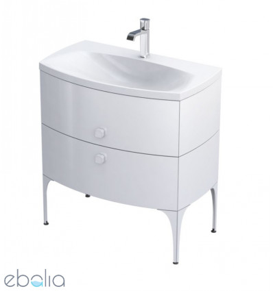 Szafka podumywalkowa 62cm Louis biały połysk Oristo (OR50-SD2S-62-1)
