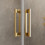 Kabina prysznicowa 120x75 Idea KDJ Gold Radaway (387042-09-01L + 387049-09-01R)
