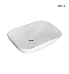Umywalka 51x34 cm nablatowa owalna biała Solvig Oltens (40322000)