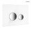 Przycisk spłukujący do WC szklany biały/chrom Lule Oltens (57201010)