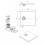 Brodzik kwadratowy TAKO SLIM 90x90 czarny + syfon Cersanit (S932-166)