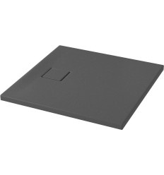 Brodzik kwadratowy TAKO SLIM 90x90 szary + syfon Cersanit (S932-162)