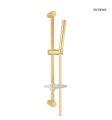 Alling 60 zestaw prysznicowy z mydelniczką złoty połysk Ume Oltens (36006800)