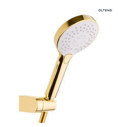 Gide zestaw prysznicowy złoty połysk/biały Driva EasyClick Oltens (36007080)
