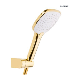 (S) Gide zestaw prysznicowy złoty połysk/biały Driva EasyClick Oltens (36008080)