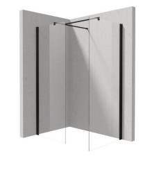 Kabina Walk-In 70x100 Kerria Plus Black Deante (KTS N37P + KTS N30P)
