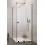 Kabina prostokątna 90x70 Prawa Furo Black KDJ RH Radaway (10104442-54-01RU + 10110460-01-01 + 10113070-01-01)