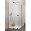Kabina prostokątna 100x70 Lewa Furo Black KDJ RH Radaway (10104492-54-01LU + 10110510-01-01 + 10113070-01-01)
