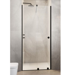 Drzwi wnękowe 90 Lewe Furo Black DWJ RH Radaway (10107442-54-01LU + 10110460-01-01)