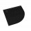 Brodzik półokrągły 100x100 Omega Black Stone Schedpol (3.0460/C/ST)