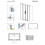 Drzwi prysznicowe 190 Idea Gold DWD Radaway (387129-09-01)