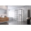 Kabina prysznicowa 100x70 Idea Black KDJ+S Radaway (10116100-54-01L + 387048-54-01R + 10117070-01-01)