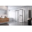 Kabina prysznicowa 100x70 Idea Black KDJ+S Radaway (10116100-54-01L + 387048-54-01R + 10117070-01-01)