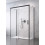 Kabina prysznicowa 100x70 Idea Black KDJ+S Radaway (10116100-54-01L + 387048-54-01R + 10117070-01-01)