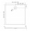 Brodzik kwadratowy 80x80 Nex New Trendy (B-0484)