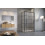 Kabina prysznicowa 100x70 Lewa Idea Black KDS Radaway (10115100-54-01L + 10117070-01-01)