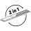 Odpływ liniowy podłogowy 90 cm - Odwracalny Deante (KOS 009D)