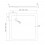 Brodzik kwadratowy 80x80 Mild Stone New Trendy (B-0541)