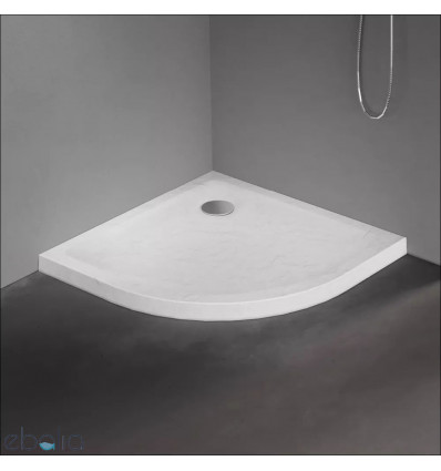 Brodzik półokrągły 80x80 Mild Stone New Trendy (B-0537)