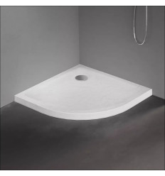 Brodzik półokrągły 80x80 Mild Stone New Trendy (B-0537)
