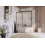 Zabudowa nawannowa 140x70 Lewa Idea Black PN DWJ+S Radaway (10042140-54-01L + 10005070-54-01R)