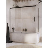 Zabudowa nawannowa 140x70 Lewa Idea Black PN DWJ+S Radaway (10042140-54-01L + 10005070-54-01R)