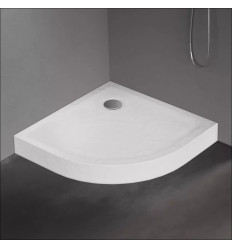 Brodzik półokrągły 80x80 Mild Stone New Trendy (B-0537)