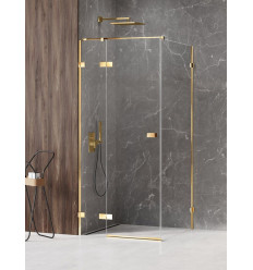Kabina prostokątna 80x70 Avexa Gold Shine New Trendy (EXK-1644)