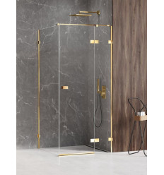 Kabina prostokątna 80x70 Avexa Gold Shine New Trendy (EXK-1645)