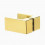 Kabina prostokątna 80x70 Avexa Gold Shine New Trendy (EXK-1645)