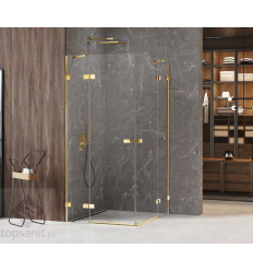 Kabina kwadratowa 80x80 Avexa Gold Shine New Trendy (EXK-1692)