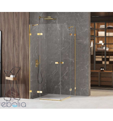 Kabina kwadratowa 80x80 Avexa Gold Shine New Trendy (EXK-1692)