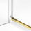 Kabina pięciokątna 80x80 Avexa Gold Shine New Trendy (EXK-3840)