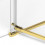 Kabina przyścienna 80x70 Avexa Gold Brushed New Trendy (EXK-3070)