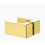 Kabina przyścienna 80x70 Avexa Gold Brushed New Trendy (EXK-3070)
