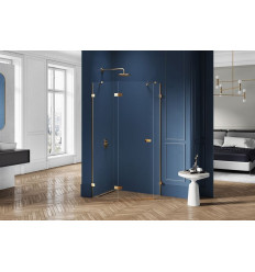 Kabina pięciokątna 80x80 Avexa Gold Shine New Trendy (EXK-3840)